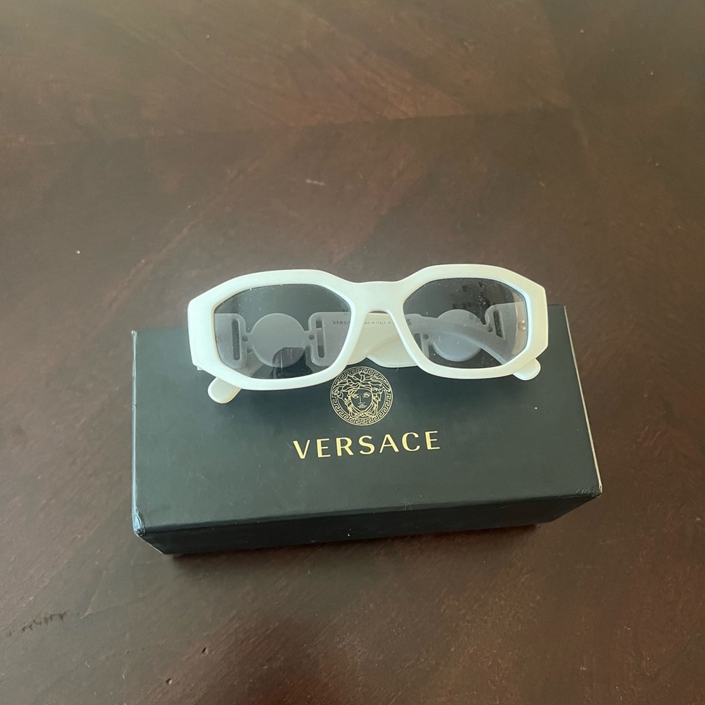 White Versace Sunglasses